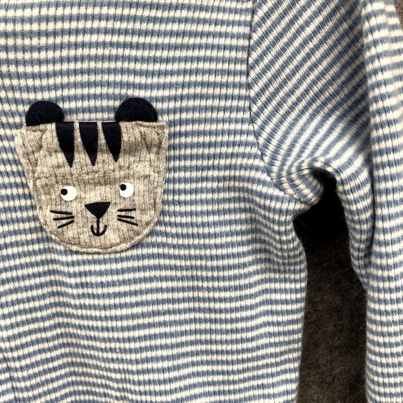 Carter's Baby 0-3M Footed One Piece Pajama Zip Up Boys Girls - Picture 6 of 7